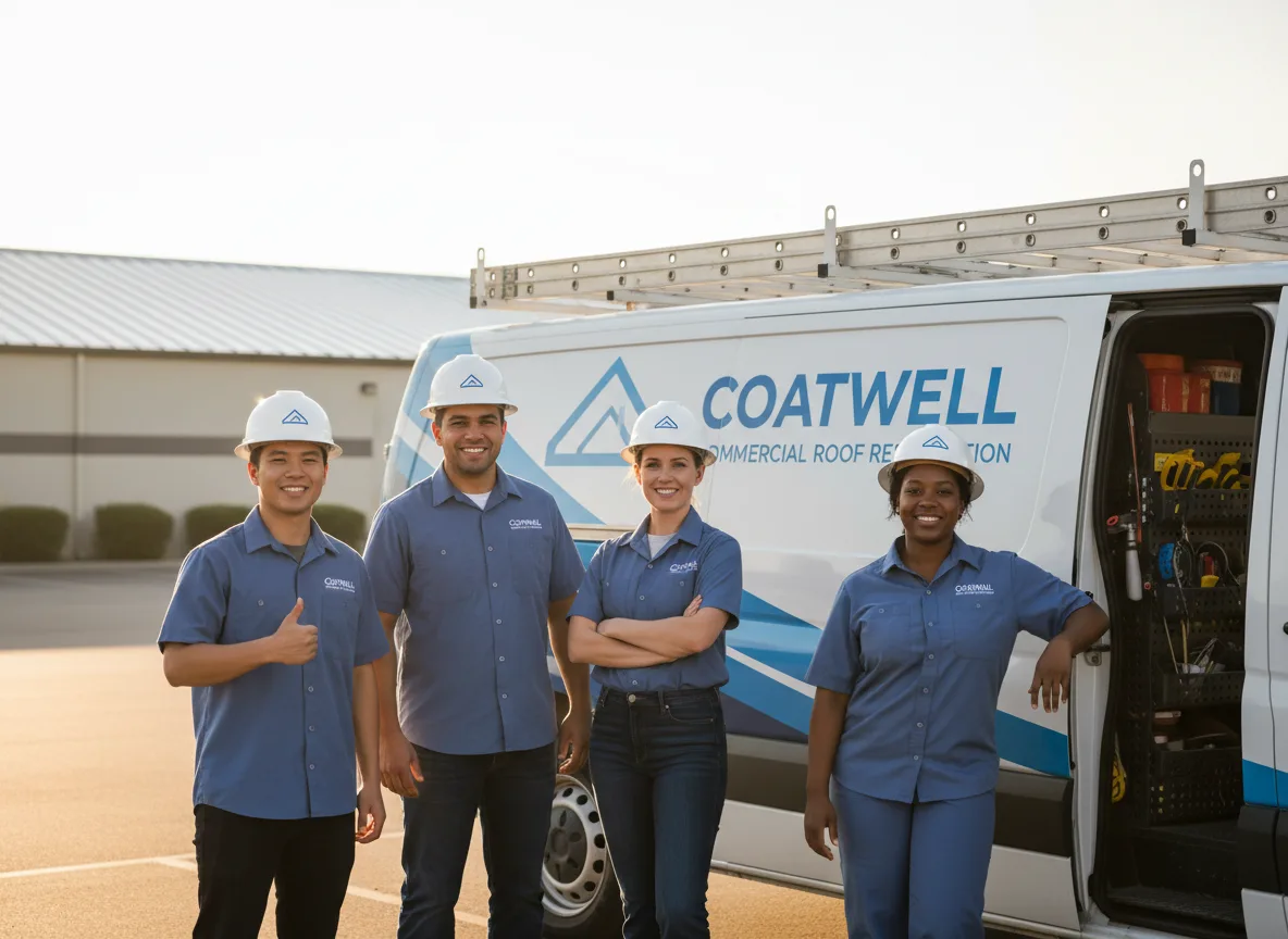Commercial roof coating company in Evans, GA